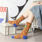 Trendy Cotton Socks 2-Pack Colorful Patterned Casual Design Breathable Soft