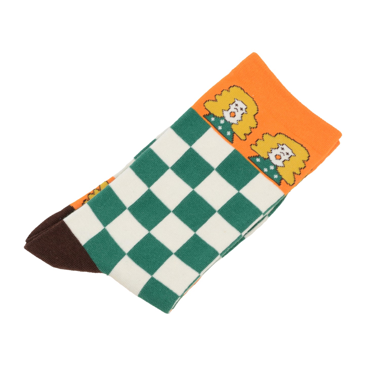 Trendy Cotton Socks 2-Pack Colorful Patterned Casual Design Breathable Soft