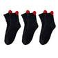 3 Pairs Coral Fleece Home Sleep Socks Warm Plush Indoor Cozy Socks