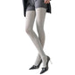 Ribbed Knit Opaque Tights with Soft Stretch Fabric and Elastic Waistband