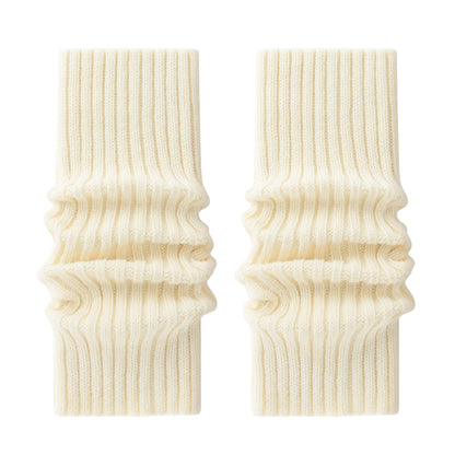 Ribbed Knit Leg Warmers with Soft Stretch Fabric and Cozy Slouch Design 15.7 inches