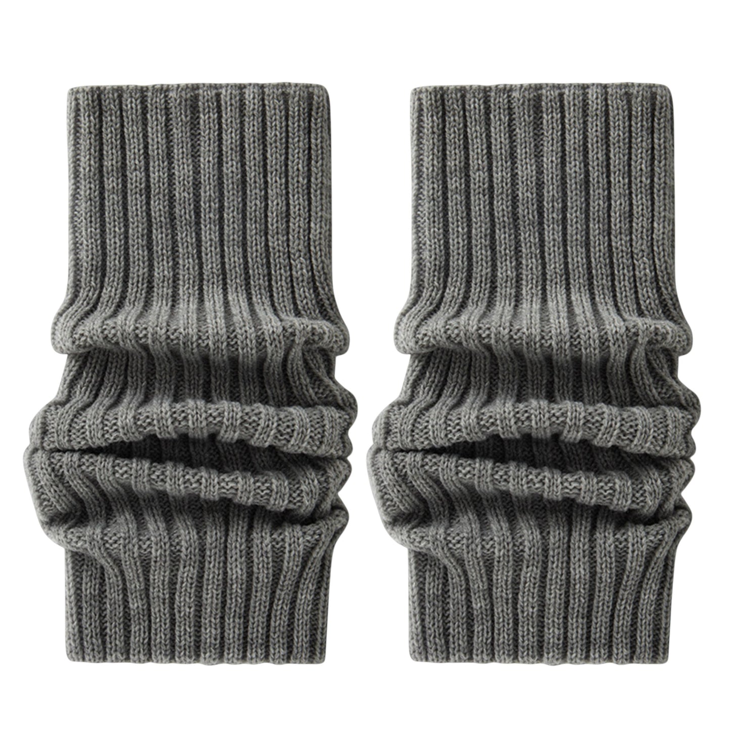Ribbed Knit Leg Warmers with Soft Stretch Fabric and Cozy Slouch Design 15.7 inches