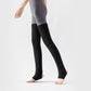Ribbed Knit Stirrup Leg Warmers with Slouch Fit