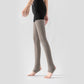 Ribbed Knit Stirrup Leg Warmers with Slouch Fit