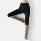 Ribbed Knit Stirrup Leg Warmers with Slouch Fit