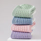 3-Pair Soft Stretch Grip Socks Set with Cushioned Non-Slip Soles, Ribbed Crew Fit, Supportive Knit Texture and Everyday Comfort Essentials Pack
