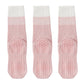 3-Pair Soft Stretch Grip Socks Set with Cushioned Non-Slip Soles, Ribbed Crew Fit, Supportive Knit Texture and Everyday Comfort Essentials Pack