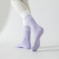 3-Pair Soft Stretch Grip Socks Set with Cushioned Non-Slip Soles, Ribbed Crew Fit, Supportive Knit Texture and Everyday Comfort Essentials Pack