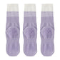 3-Pair Soft Stretch Grip Socks Set with Cushioned Non-Slip Soles, Ribbed Crew Fit, Supportive Knit Texture and Everyday Comfort Essentials Pack