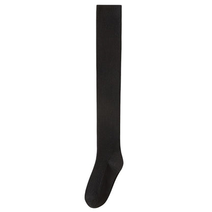 Soft Stretch Over-the-Knee Socks with Ribbed Texture, Smooth Seam Finish, Flexible Comfort Cuff and Lightweight Everyday Knit Design