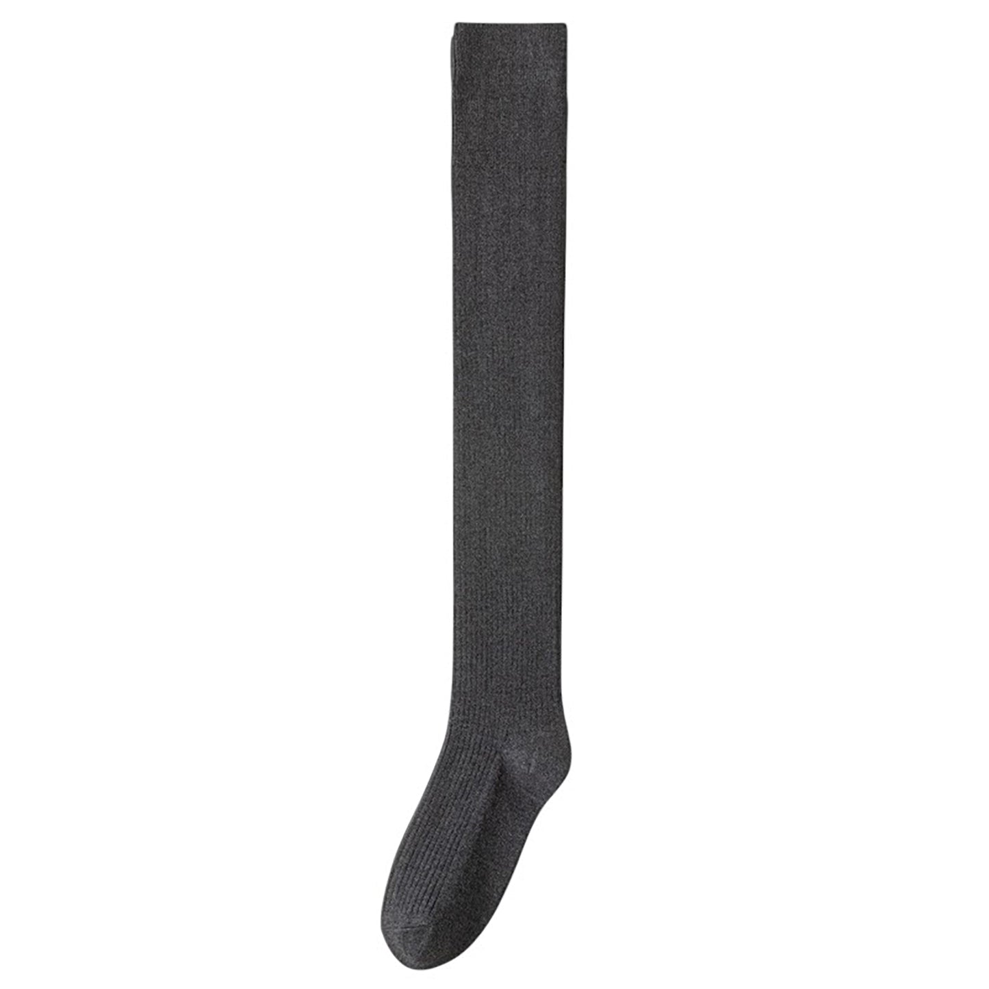 Soft Stretch Over-the-Knee Socks with Ribbed Texture, Smooth Seam Finish, Flexible Comfort Cuff and Lightweight Everyday Knit Design