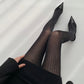 Sheer Pinstripe Glitter Tights with Shimmer Detailing