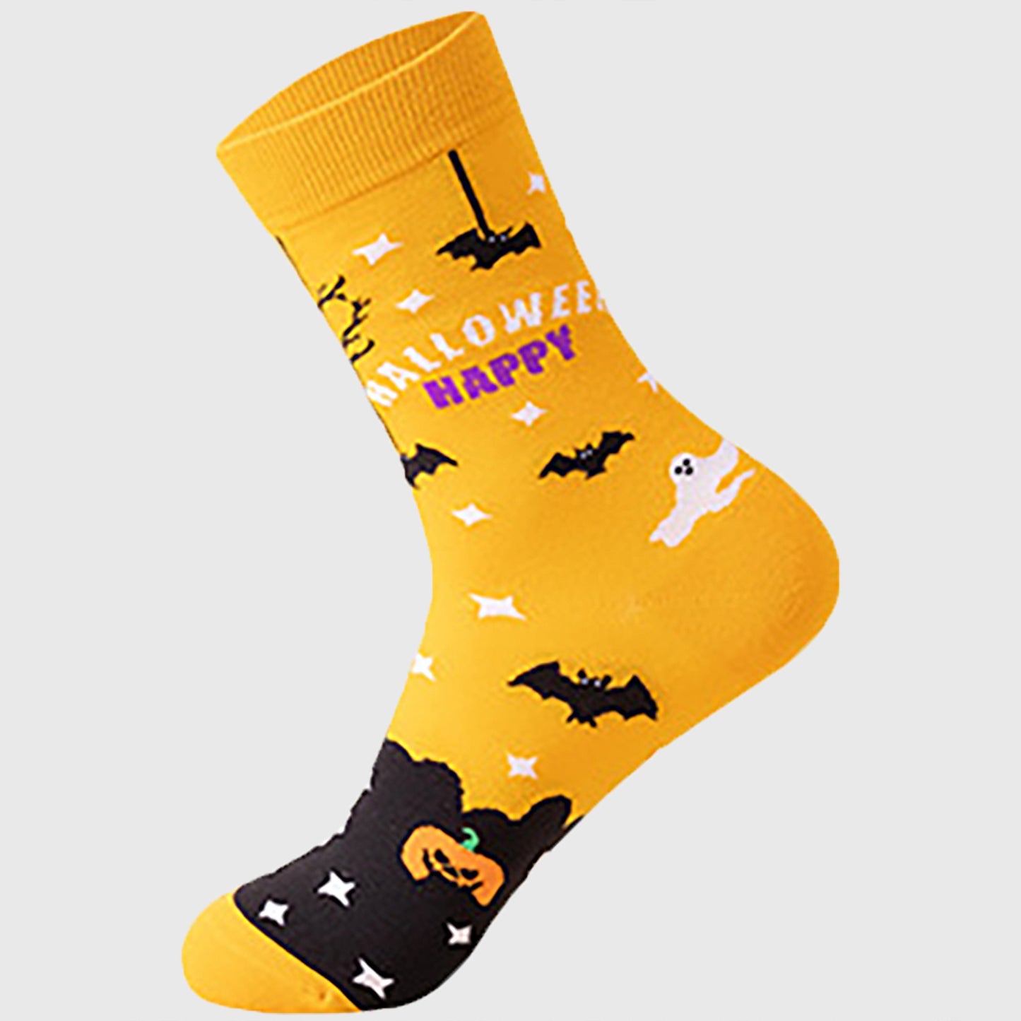 6-Pair Halloween Themed Crew Socks