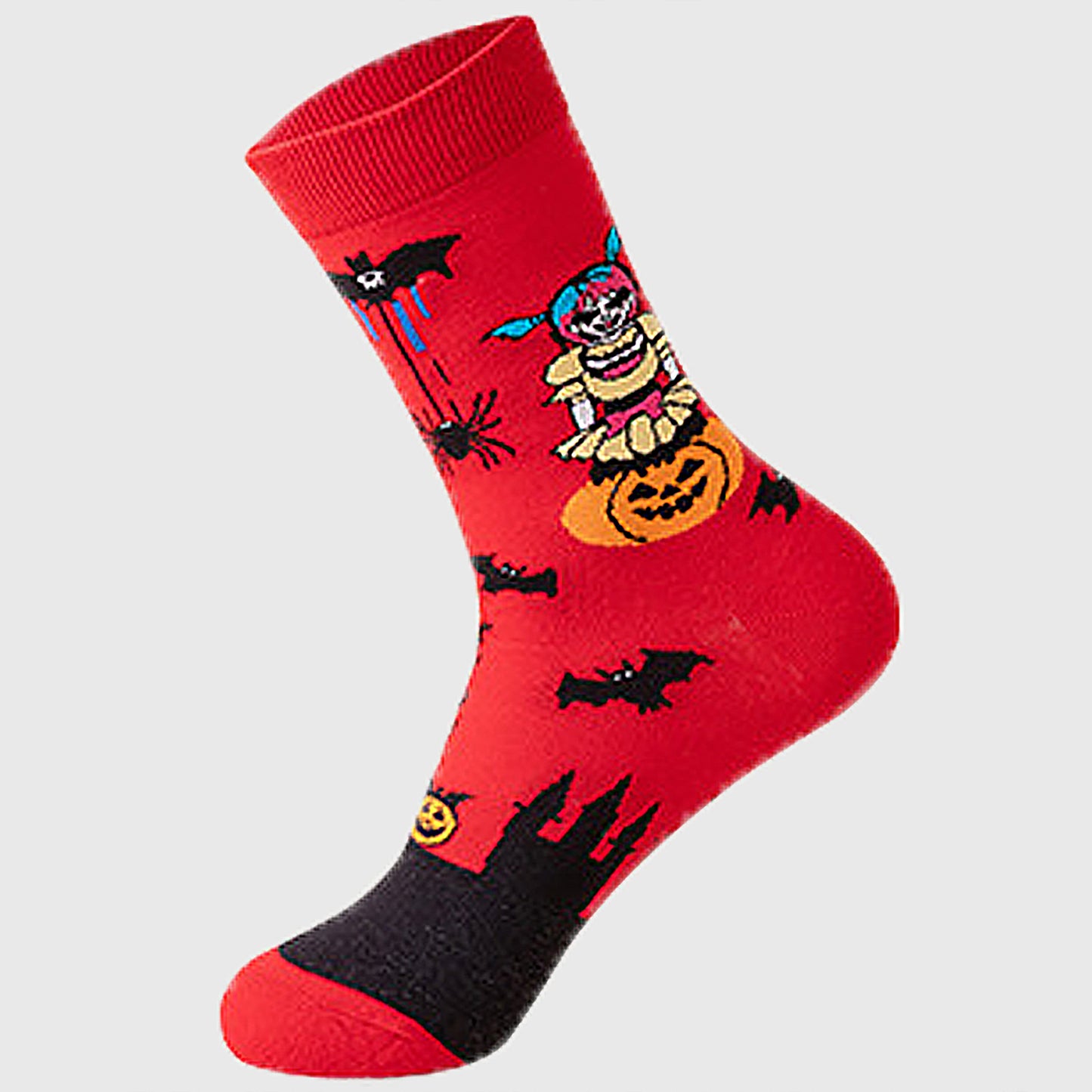 6-Pair Halloween Themed Crew Socks