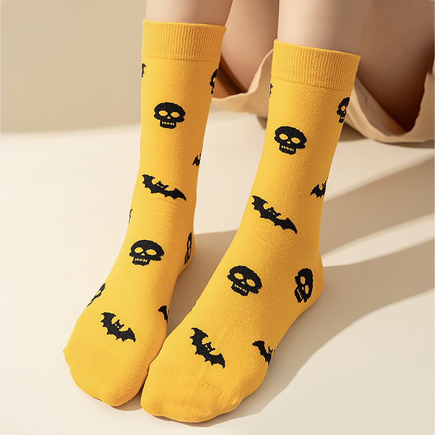 6-Pair Halloween Themed Crew Socks