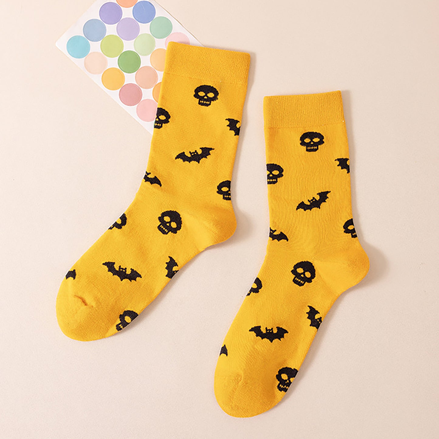 6-Pair Halloween Themed Crew Socks