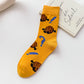 6-Pair Food-Themed Crew Socks