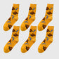 6-Pair Food-Themed Crew Socks