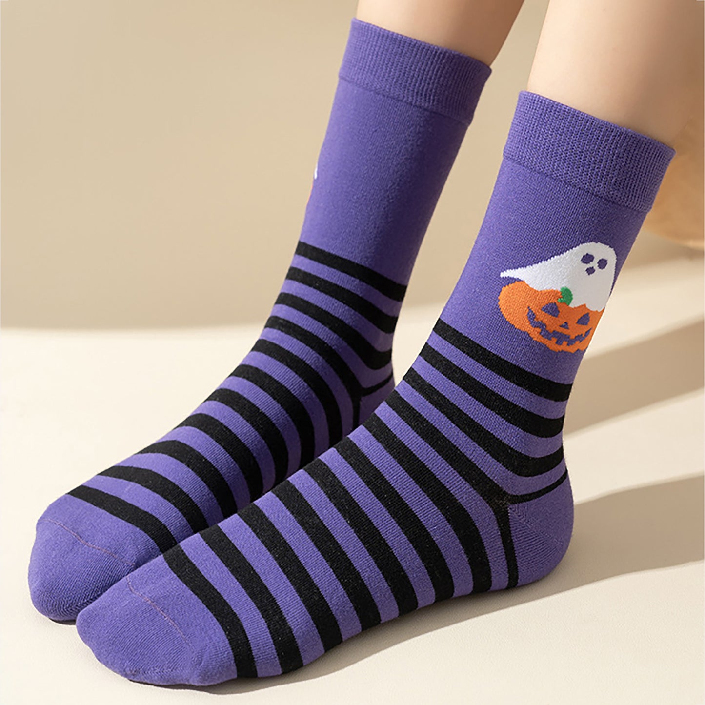 6-Pair Halloween Themed Crew Socks