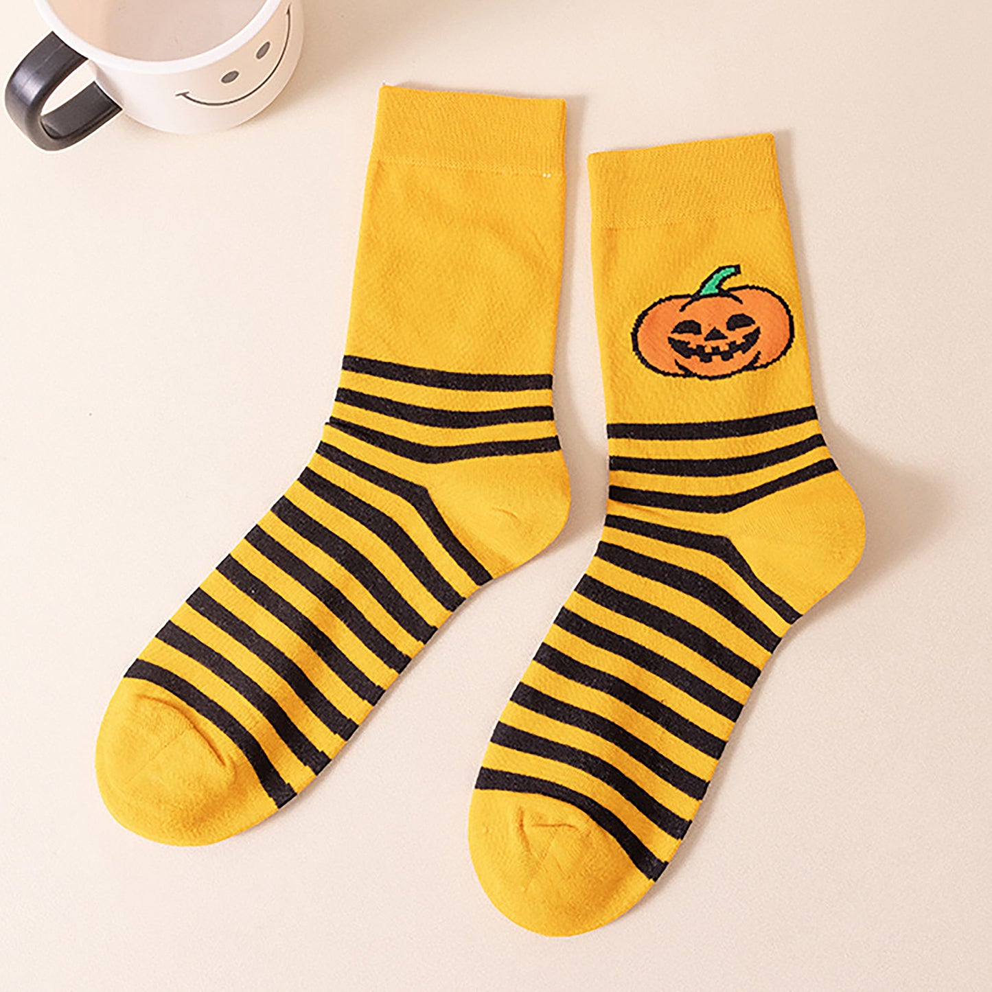 6-Pair Halloween Themed Crew Socks