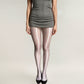 2-Piece Set Glossy Sheer Tights with Shiny Finish