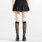 3-Piece Set Knee-High Lace Socks with Bow Accent Detail