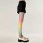 Gradient Rainbow Sheer Tights with Soft Ombre Design