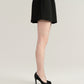 Sheer Pantyhose with Abstract Leaf Line Pattern
