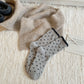 6pk Cozy Polka Dot Fuzzy Socks - Warm & Stylish Mid-Calf Socks for Winter Comfort