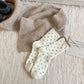6pk Cozy Polka Dot Fuzzy Socks - Warm & Stylish Mid-Calf Socks for Winter Comfort