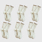 6pk Cozy Polka Dot Fuzzy Socks - Warm & Stylish Mid-Calf Socks for Winter Comfort
