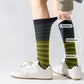 6pk Plaid Knee-High Socks - Stylish & Warm Long Socks for Casual & Dressy Outfits