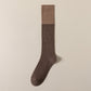 6pk Ribbed Slouch Socks - Cozy Mid-Calf Socks for Casual & Lounge Wear