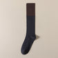 6pk Ribbed Slouch Socks - Cozy Mid-Calf Socks for Casual & Lounge Wear