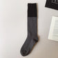 6pk Ribbed Slouch Socks - Cozy Mid-Calf Socks for Casual & Lounge Wear