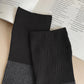 6pk Ribbed Slouch Socks - Cozy Mid-Calf Socks for Casual & Lounge Wear