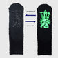 Halloween-Themed 6pk Fuzzy Socks Warm Mid-Calf Socks for Casual & Festive Wear