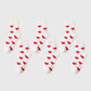 6pk Fuzzy Heart Socks - Plush Mid-Calf Socks for Cozy Lounging & Casual Wear