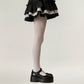 Fishnet Tights with Butterfly Lace Design