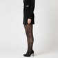 Sheer Leopard Print Tights with Allover Animal Pattern