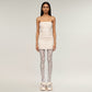 Sheer Floral Print Tights with Delicate Allover Pattern