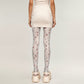 Sheer Floral Print Tights with Delicate Allover Pattern