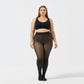 Fleece-Lined Bare-Legs Pantyhose with Soft Stretch Waistband and Skin-Transparent Effect