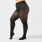 Fleece-Lined Bare-Legs Pantyhose with Soft Stretch Waistband and Skin-Transparent Effect