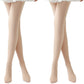 2pcs Women's Light-Leg Fleece-Lined Pantyhose with Smooth Skinlike Finish Upgraded Anti-Snag Fabric for Warm Bare-Leg Coverage