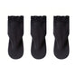 Lace Trim Crew Socks 3-pair Set Soft Knit Stretchy Dress Socks with Decorative Cuff