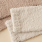 Plush Crew Socks 3-Pair Set Soft High Pile Knit Warm Stretchy Cozy Winter Socks