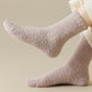 Plush Crew Socks 3-Pair Set Soft High Pile Knit Warm Stretchy Cozy Winter Socks