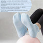3-Piece Women's Low-Cut Grip Socks Set with Breathable Knit Texture and Soft Stretch Non-Slip Design