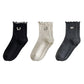 3-Pair Women's Soft Ribbed Ankle Socks with Lettuce Edge Trim and Bow Accent Stretch Knit Comfort Set US(5-10)
